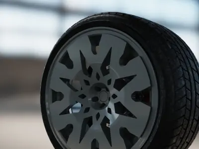 tire rims formation sport design  3D model