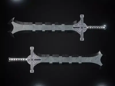 Sword  Low-poly 3D model get