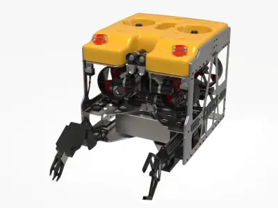 Remotely Operated Vehicle ROV 3D Model  3D model