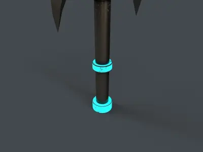 Sci-Fi Sword V4 - 03 Low-poly 3D model