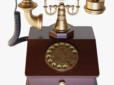 Old Telephone 3D model
