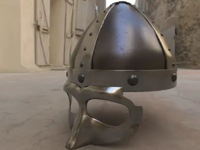 Viking Helmet Medevil Knight Helmet 3D model