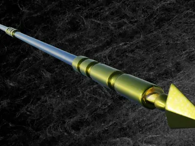MEDIEVEL SPEAR  Low-poly 3D model
