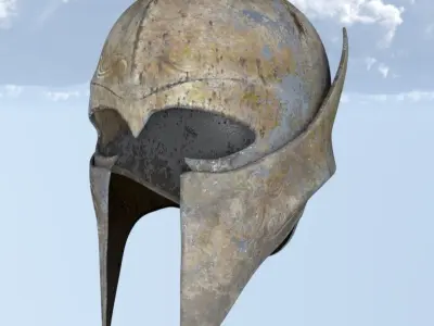 Fantasy Helmet knight  3D model