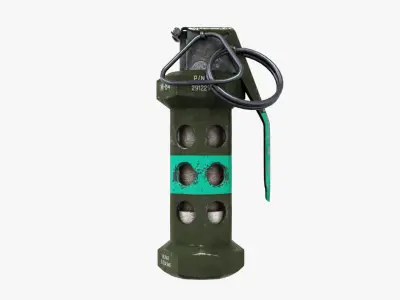 M84 Stun Grenade Low-poly 3D model order
