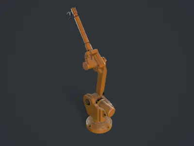 Factory robotic machine  3D model