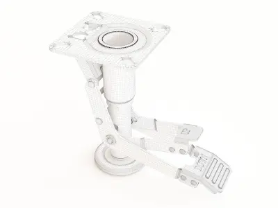 Locking support 02 3D model