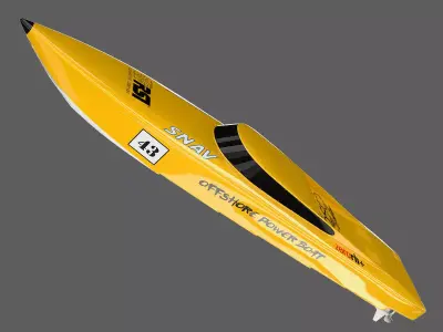 Offshore Power Boat 3D model