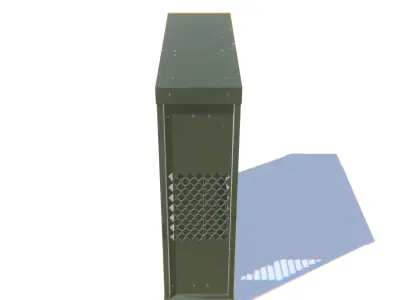 Weapon Storage Low-poly 3D model