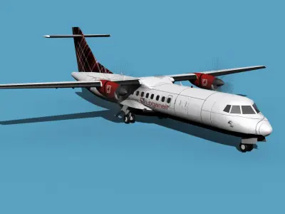 ATR  ATR-72-600 Logan Air 3D model