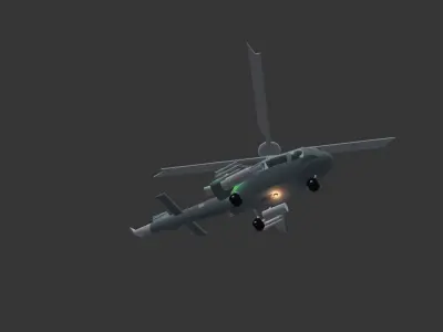 Helicopter 3D model get