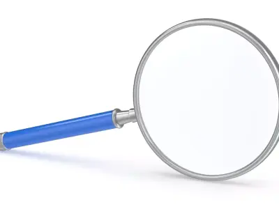 Magnifying Glass Low-poly 3D model purchase