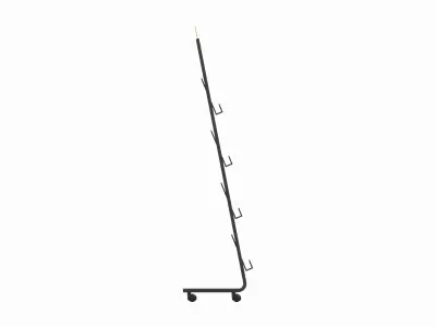 Store Floor-Standing Brochure Stand Magazine Rack 3D model