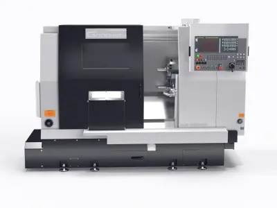 lathe turret machine GOODWAY GS-260MS Koordinate cnc 3D model