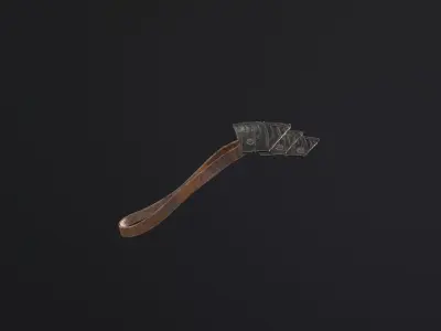 Triple Tire Pauldrons PBR Low-poly 3D model