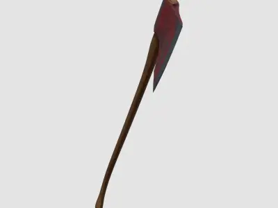 Simple Axe Low-poly 3D model purchase