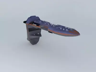 SD Polaris  Destroyer class Spaceship Free 3D model