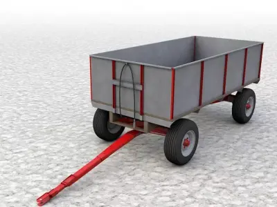 Montgomery Ward Wagon 3D model