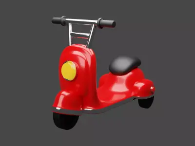 scooter toy 3D model