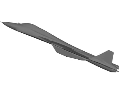 Sukhoi Su-57 3D model 2