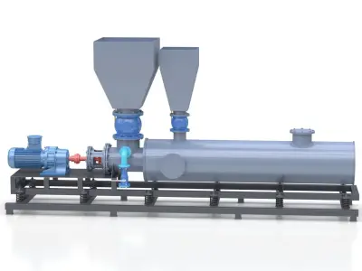Spiral Feeding Machine 3D model