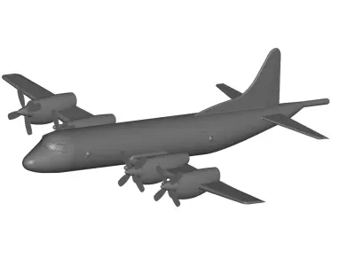 P3C Orion Harpoons 3D model