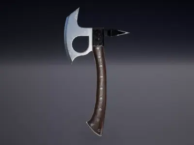 Axe Type 1 Low-poly 3D model