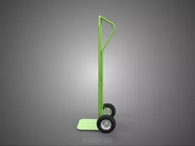 P HANDLE GRIP TROLLEY CART HAND TRUCK DOLLY BAG SACK BARROW BOX 3D model