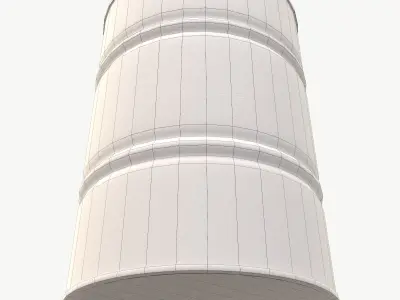 Barrel - Drum Low-poly 3D model