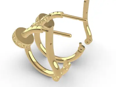 Earrings Car 3D print model