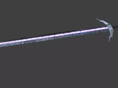 BLACK BLADE SWORD Low-poly 3D model