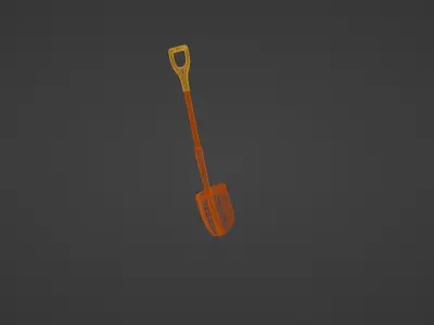 Metal Shovel 3D model