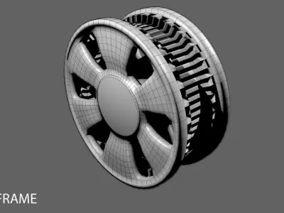 Wheel Rim 3 3D model