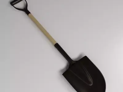Shovel 3D model 7