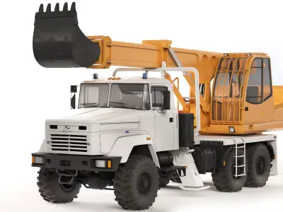 KrAZ 63221 UDS-114 2018 3D model