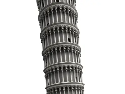 Leaning Tower of Pisa 3D model buy