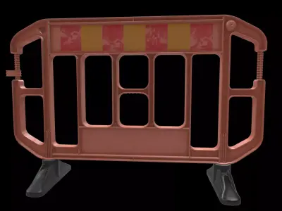 safety barrier 3D model