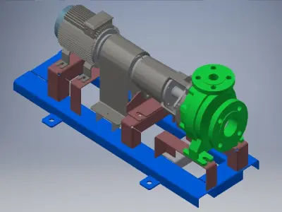 CENTRIFUGAL PUMP 3d model 3D model purchase