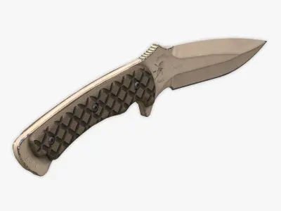 Knife Pack Combat - AAA Low-poly 3D model