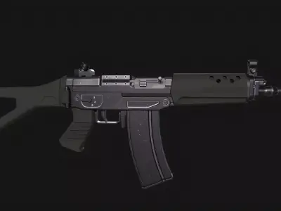 SG550 Rifle Low-poly 3D model