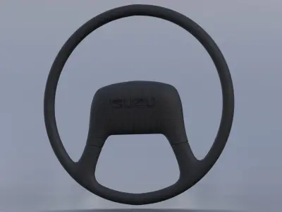 Isuzu ELF NKR 71 NMR 71 Steering Wheels Free low-poly 3D model