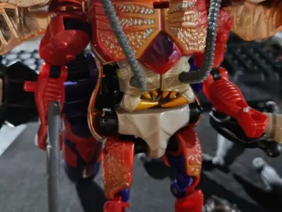 Transformers Beast Wars Transmetal Rampage Blaster 3D print model