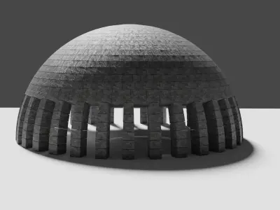 Ancient Temple 3D model