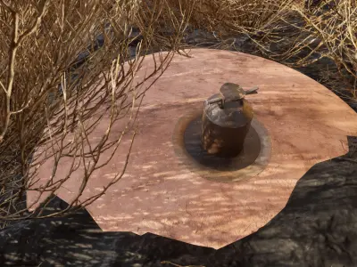 Japanese WW2 Type 3 Anti-Tank Mine 3D model