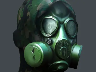 Helmet 3d model military combat Military Low-poly  Low-poly 3D model order