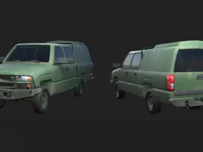 Chevrolet Silverado Low-poly 3D model