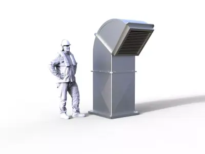 ventilator Typ B 3D print model