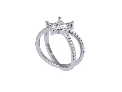 Wedding Ring  3D print model 281
