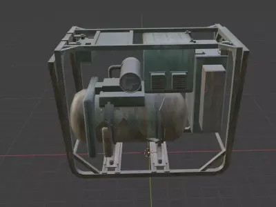 generator  Low-poly 3D model