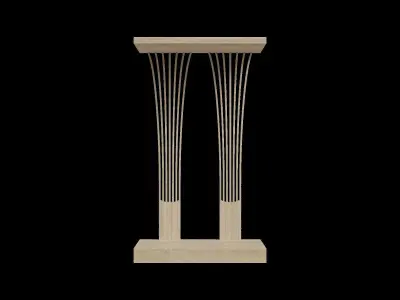 Fan C Table 3D model